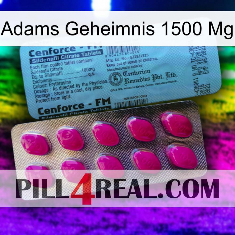 Adams Secret 1500 Mg 35